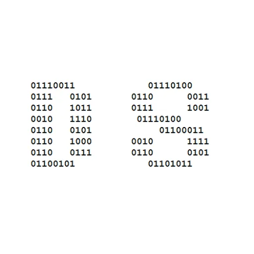 Gregory 'Dave' Stucky logo in binary